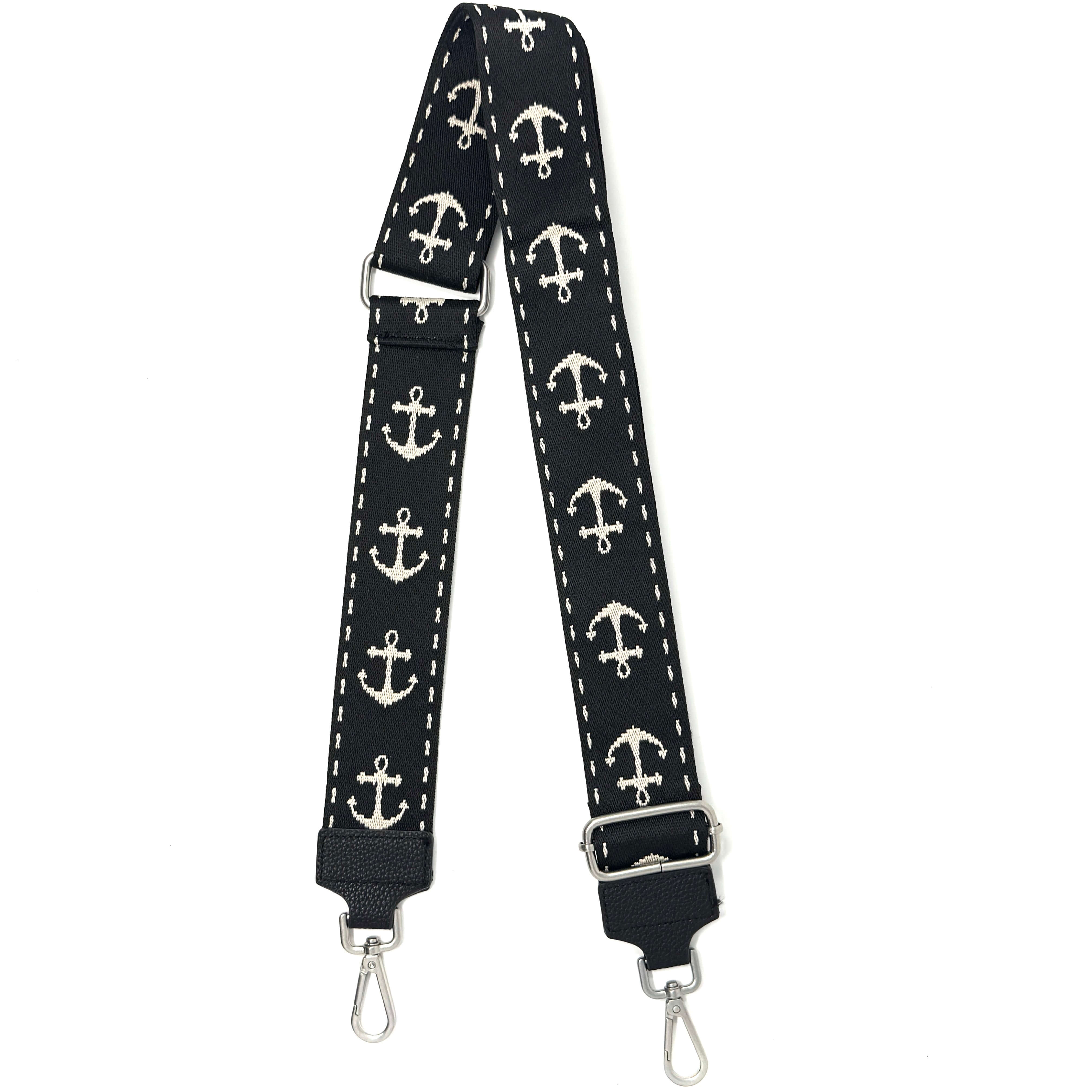Stylischer Schulterriemen mit Anker Muster – Verstellbar & Perfekt für Taschen